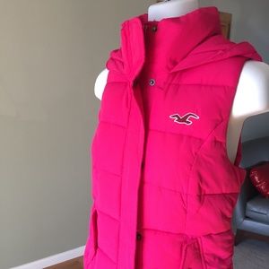 Pink Hollister Vest Size M